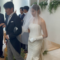 新婦父と入場