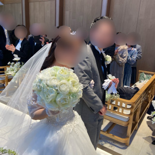 新郎新婦退場