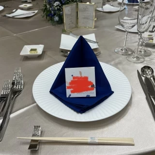 綺麗にセッティングされてました