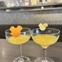 挙式後に飲めるオレンジジュース