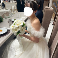 新郎新婦のテーブル側の写真です。