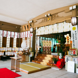 神前式をする神殿は豪華です。|679263さんの長崎縣護國神社の写真(1949071)