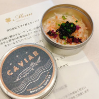 キャビアが美味しかったです