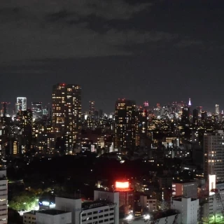 披露宴会場から見える夜景