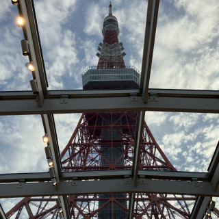 挙式場から見える東京タワー