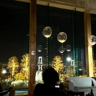 披露宴会場から見える景色