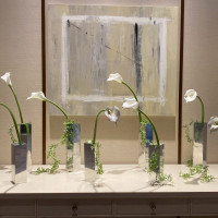 フロアの備え付け装飾