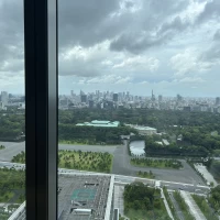 会場からの景色