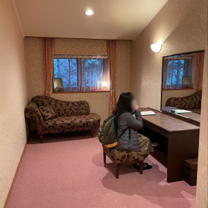 ブライズルームです|679557さんのホテル軽井沢エレガンス 「森のチャペル軽井沢礼拝堂」の写真(1945931)