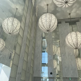 白を基調としていて綺麗でした。
