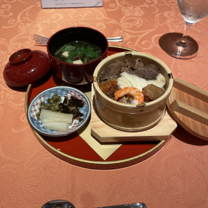 お味噌汁と釜飯|679699さんの大阪ガーデンパレスの写真(1938185)
