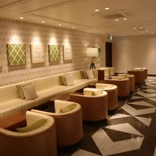 披露宴会場前