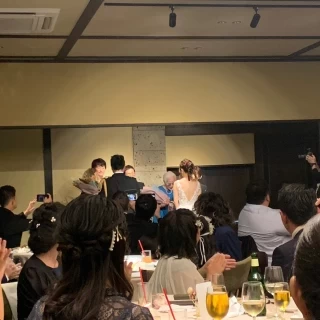 披露宴会場入り口付近