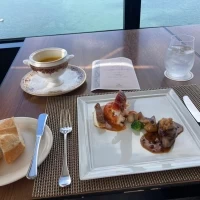 フェアで試食した婚礼料理です