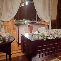 テーブルの高砂
