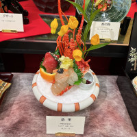 披露宴会場C(食事コース展示状況)