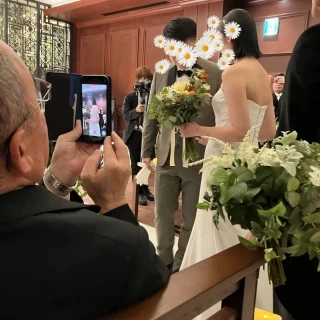 挙式ではスマホ撮影OK