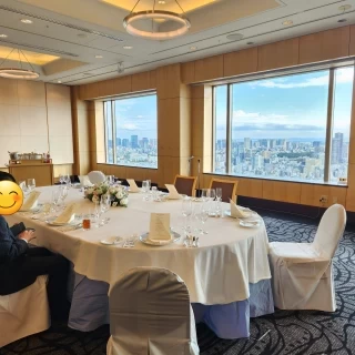 会食会場の景観