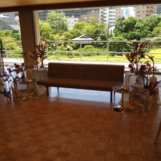 披露宴会場です