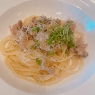 博多華美鶏を使用したパスタ
こちらも美味しかったです