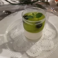 コースのデザート