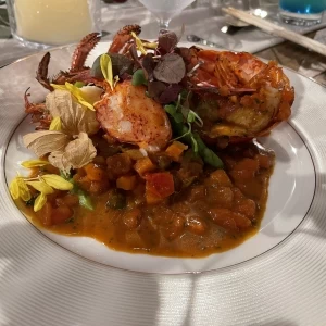 コースのお魚料理 オマール海老|680527さんのKITAHAMA W(キタハマダブリュー)の写真(1957784)