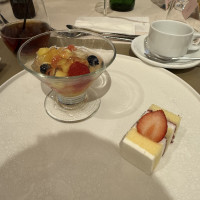 デザート、ウエディングケーキ、コーヒー