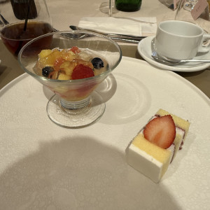 デザート、ウエディングケーキ、コーヒー|680538さんの赤坂プリンス クラシックハウスの写真(2548192)