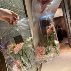 テーブルフラワーお持ち帰り|680538さんの赤坂プリンス クラシックハウスの写真(2548195)