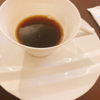 食後のコーヒー付き。贅沢です。