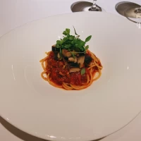 基本のコースのパスタ