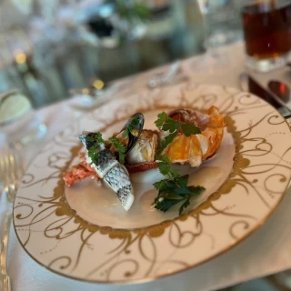 魚料理です。