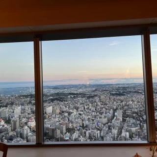 披露宴会場から見える景色です。