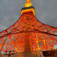 挙式会場、入り口から見える東京タワーです。