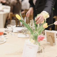披露宴会場テーブル