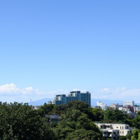 会場からの横浜の景色