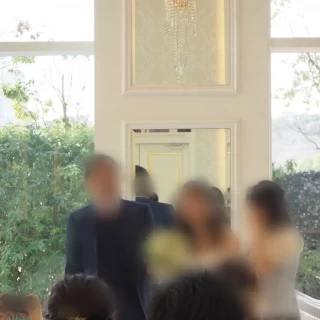 披露宴中の写真
