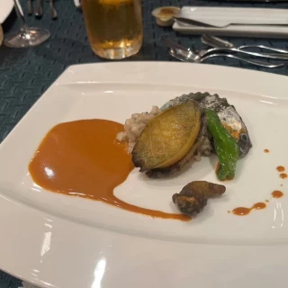 料理（アワビ）