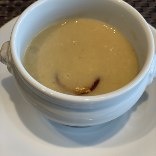 試食会スープの写真