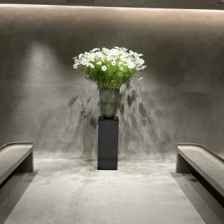 真ん中のお花は季節ごとに変えてくれるそうです！