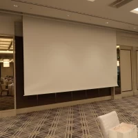 スクリーンは大きかったです