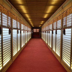 内廊下。|681234さんの東郷神社／原宿 東郷記念館の写真(1949881)