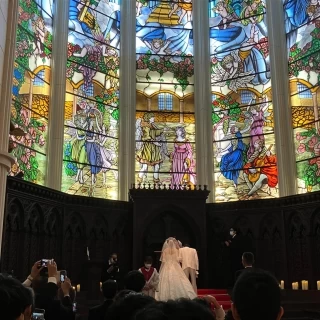 本物のステンドグラス