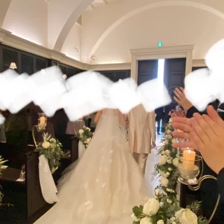 チャペル退場
