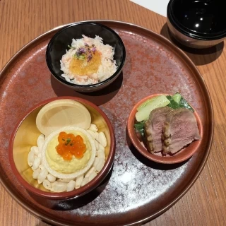 初めての組み合わせ、可愛い見た目で料理も楽しむことができた