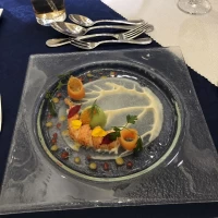 前菜もおしゃれに盛り付けされており、とても美味しかった。