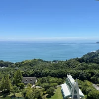 最上階から小田原の海岸が一望出来ました。