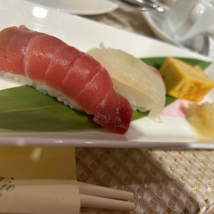 お寿司も美味しかったです|681825さんのベルヴィ ハウス  オブ ザ　マカロン（ベルヴィ ギャザホール）の写真(1955739)