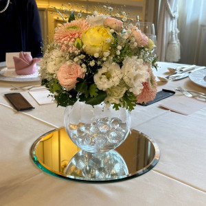 ゲストテーブルのお花です。|681852さんのグランドプリンスホテル高輪 貴賓館の写真(1968002)