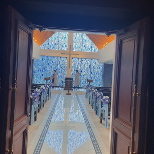挙式会場入り口|681894さんのANAクラウンプラザホテル秋田（旧秋田ビューホテル）の写真(1956030)